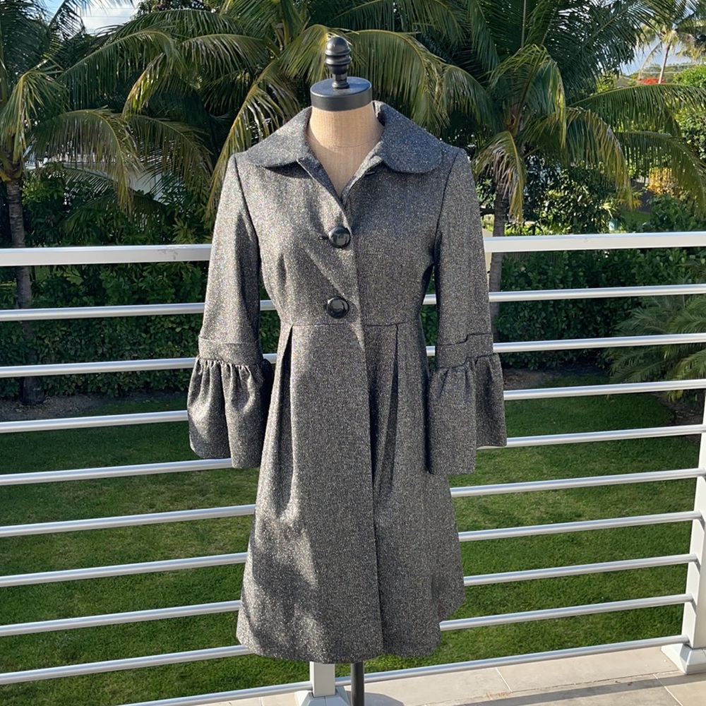Charles Gray Black Silver Jacket Size S